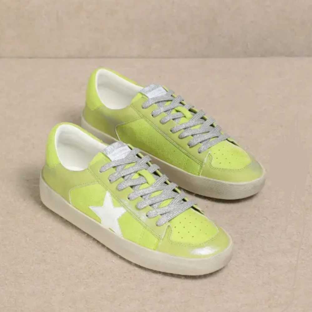 Superstar Deluxe GG Miim Candace Star Sneaker in Chartreuse Women’s 6.5